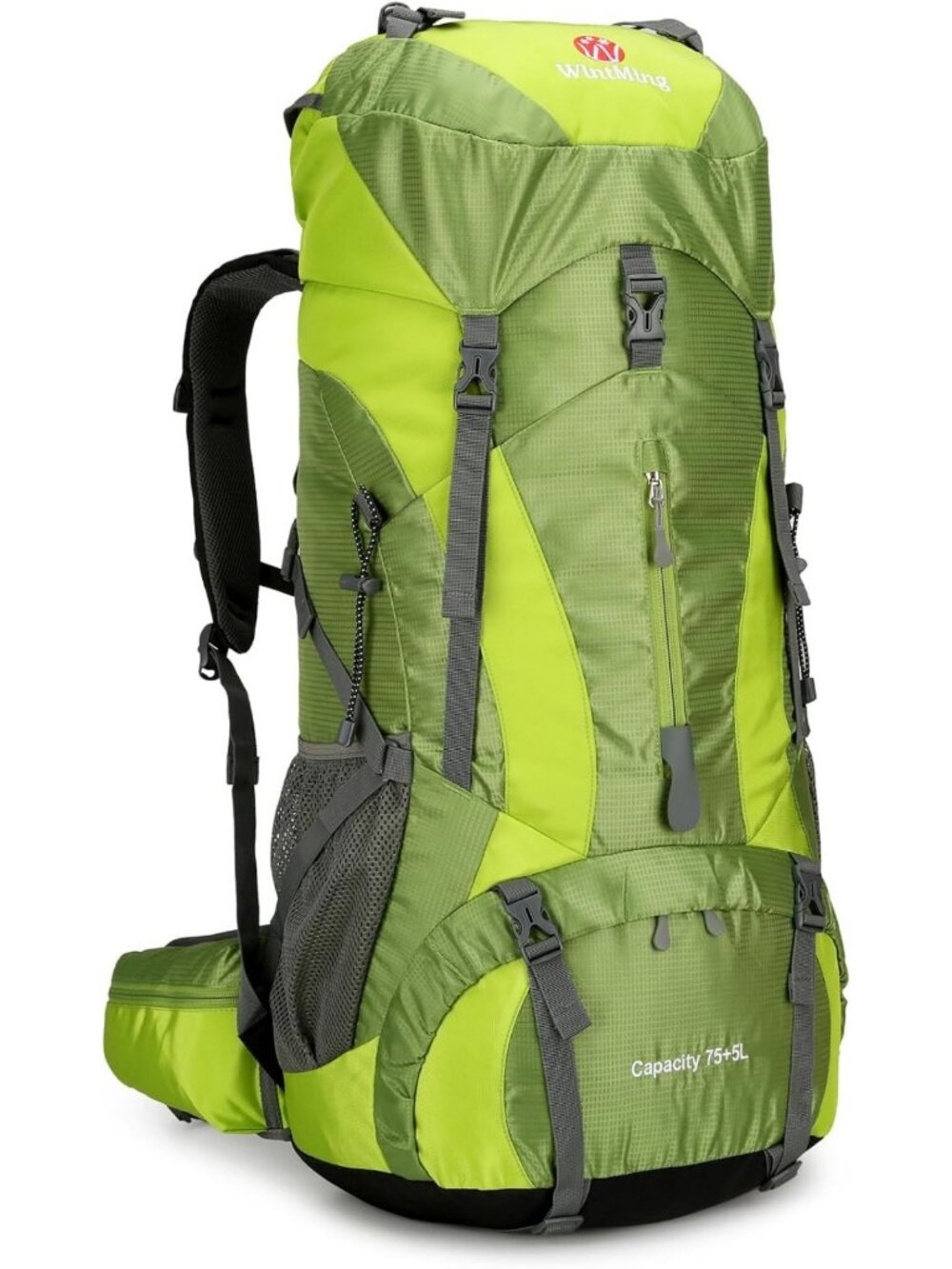 Waterproof 70L+5L Hiking Backpack for Outdoor Travel, Lightweight Camping